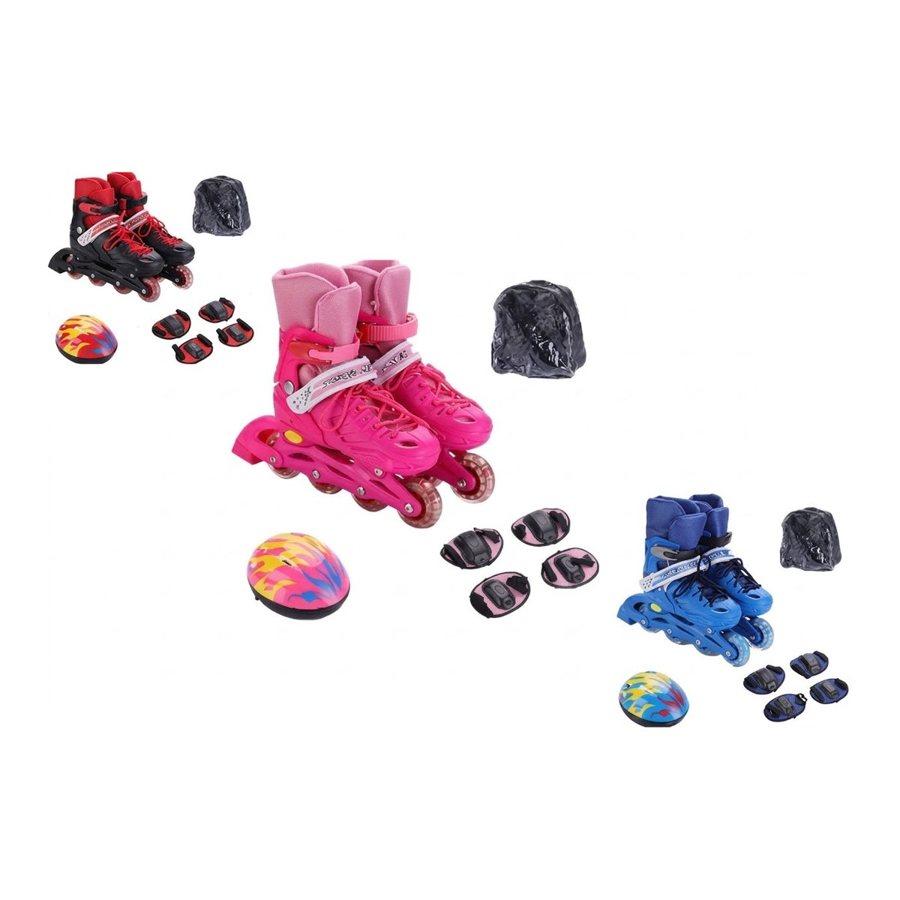 Patines en Línea Ajustables con Luces (carcasa Dura)