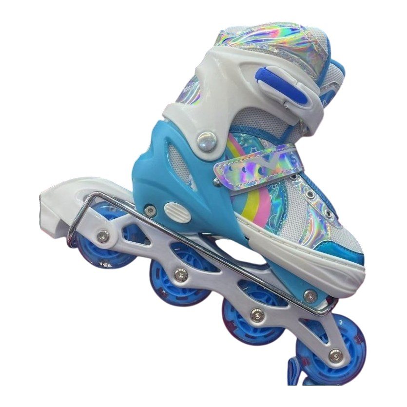 Patines en Línea PU con Todas las Ruedas con Luces + KIT de Protección - foto 4