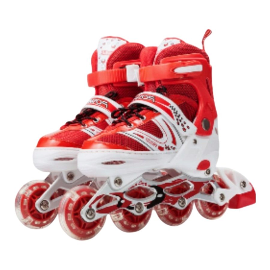 Patines en Línea Ajustables con Rueda Delantera con LUZ