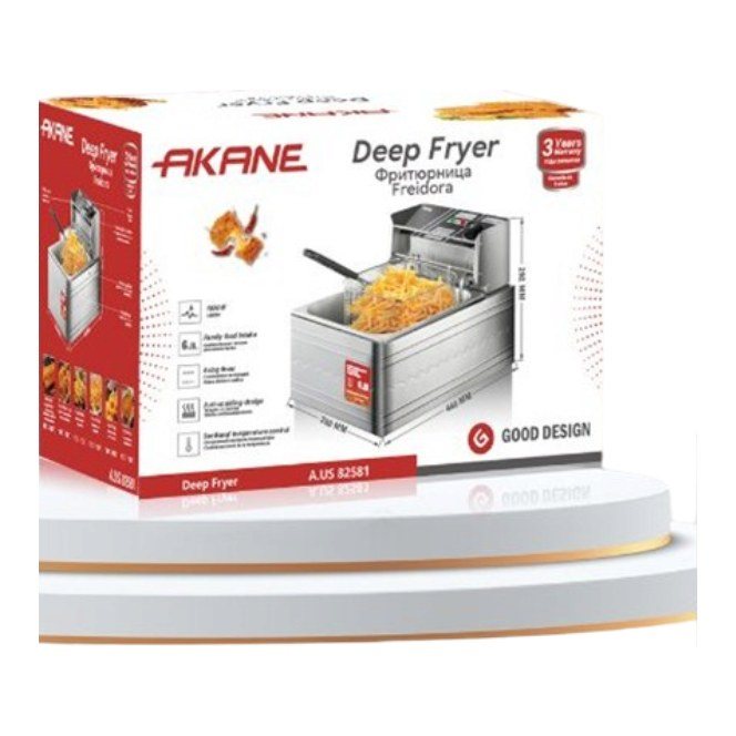 Freidora Profunda Comercial Akane 6,0L 2500W - foto 2