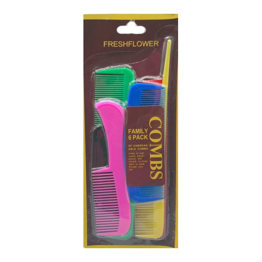 Set de 6 Peines Pequeños Economicos Colores Mixtos - foto 2