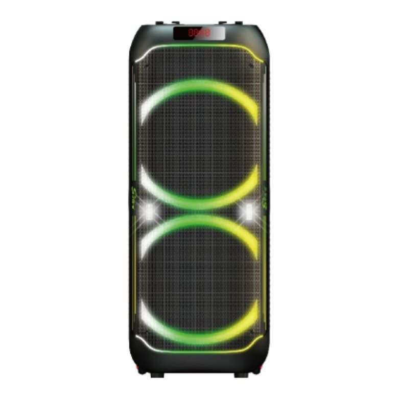 Corneta Bluetooth 2X12" 300W CQS-S6616 Bateria 22,000 Mah con Microfono