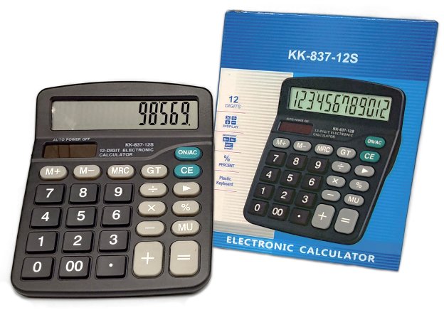 Calculadora Digital Solar con Panel Solar