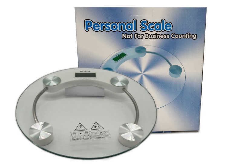 Balanza Personal de Vidrio Digital 180KG Vidrio 8MM de Espesor