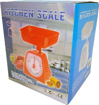 Balanza de Cocina Analógica Sencilla 5KG Colores Varios