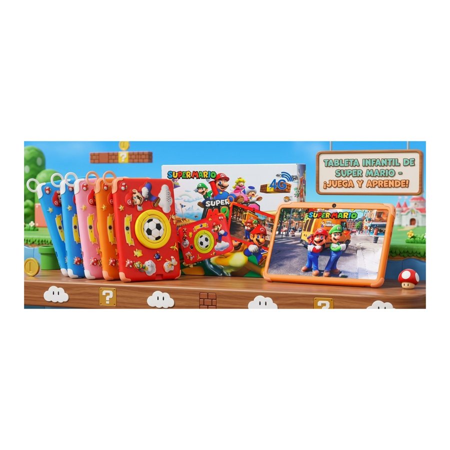 Tablet Infantil 7" Android 13 con Funda G-vill
