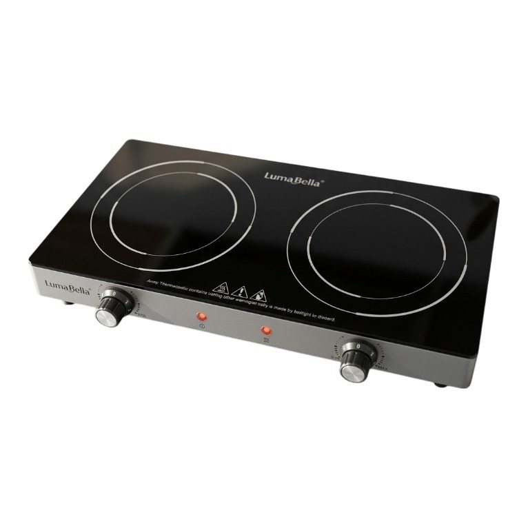 Cocina Radiante Doble (2 Hornillas) Lumabella 2HORNILLAS