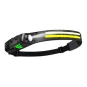 Linterna Frontal Recargable con Sensor 200W Duodake