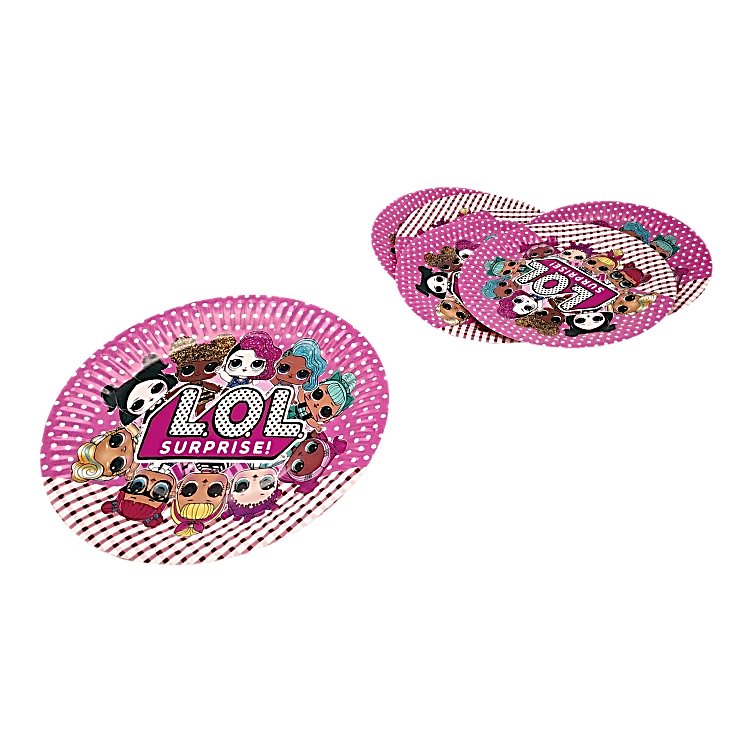Set Platos Desechables LOL 9" (10 Pzas) Niña
