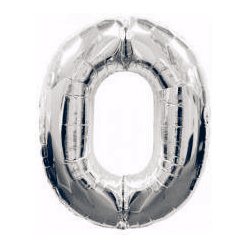 Globos Metalizados de Numeros 42“ Colores Dorado y Plata - foto 3
