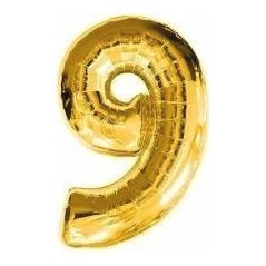 Globos Metalizados de Numeros 42“ Colores Dorado y Plata - foto 5