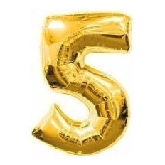 Globos Metalizados de Numeros 42“ Colores Dorado y Plata - foto 6