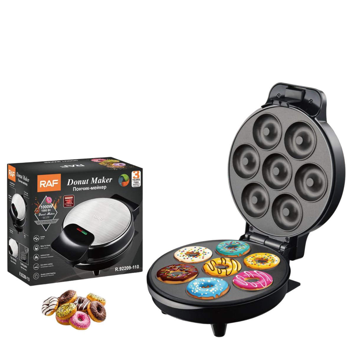 Máquina de Donas RAF 1000W