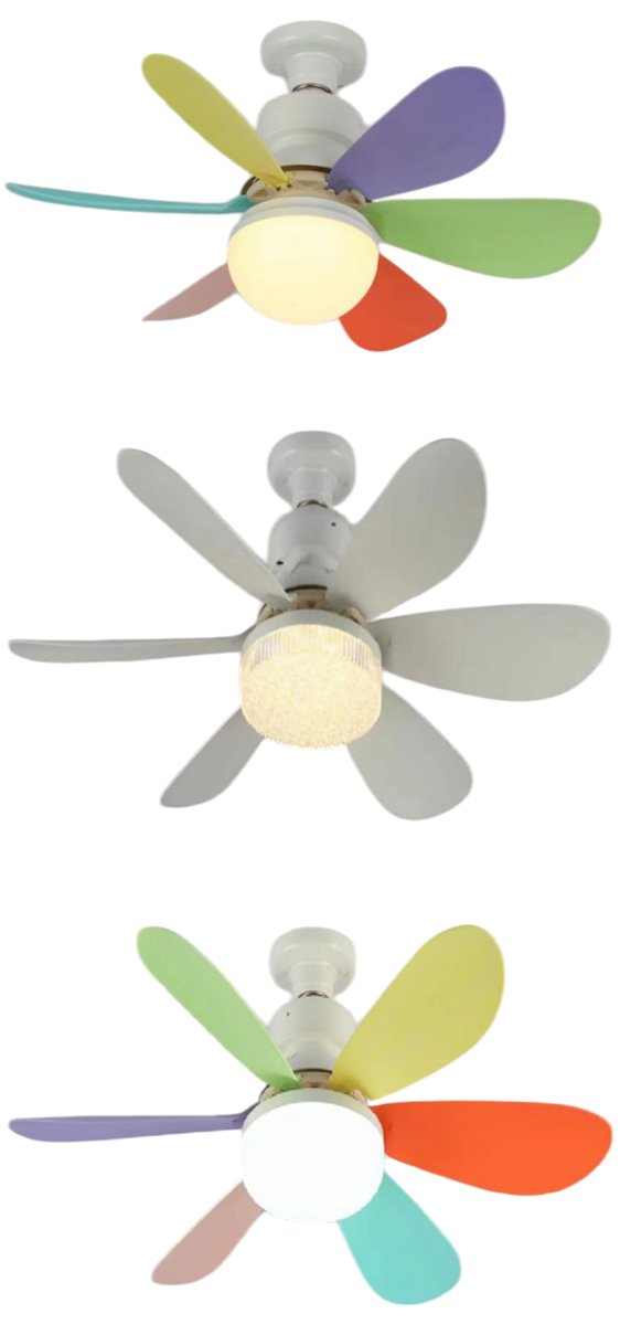 Bombilla Ventilador de 6 Aspas y 2 Velocidades