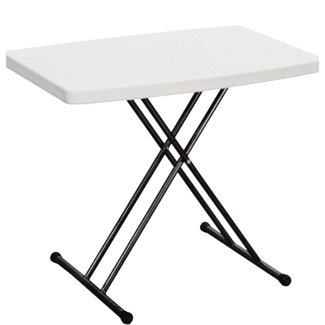 Mesa Rectangular Auxiliar de Altura Ajustable Plegable de 77*50CM