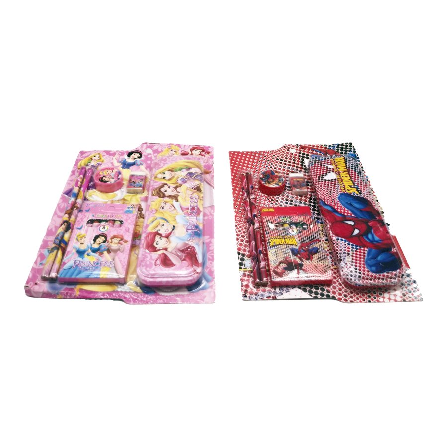 Block de Notas y Cartuchera Disney / Spiderman (consultar Modelo)
