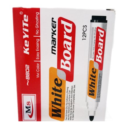 Marcador Pizarra Acrilica (12PZAS) Azul Negro y Rojo Caja de 12PZA