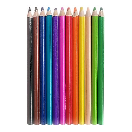 Caja Lapices de Color Tipo Norma (12PZAS) Presentacion Azul, Rosa.