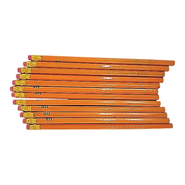 Lapices de Grafito Economicos (12PZAS) Redondo Unico Color Mdera