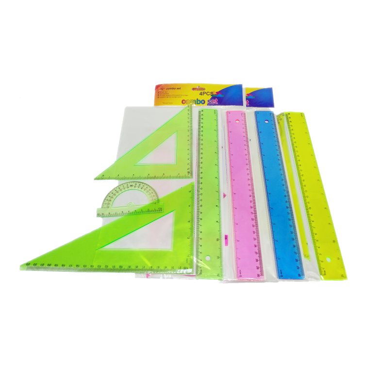 Juego de Geometria Grande 3 a 4 Colores MIX