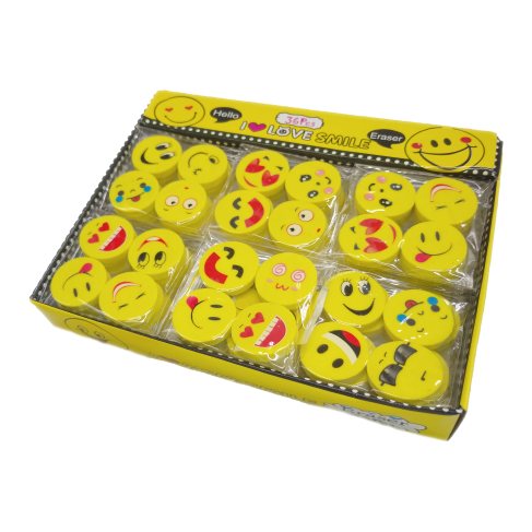 Goma Borrador Emoji (36PZAS) Emojis (caras) Surtidas