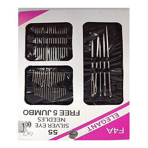 Set de Agujas de Coser de 60 Pzas en Negro - foto 3