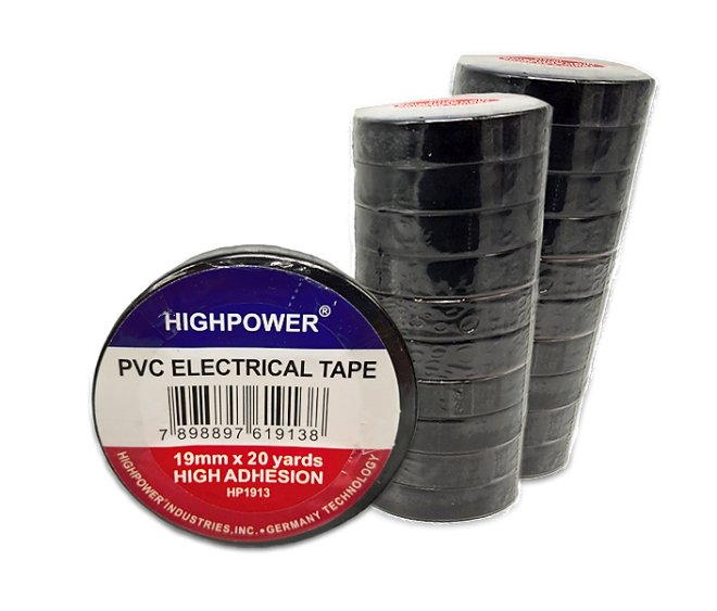 Rollo Teipe Negro PVC 1.6CM*18.3METROS