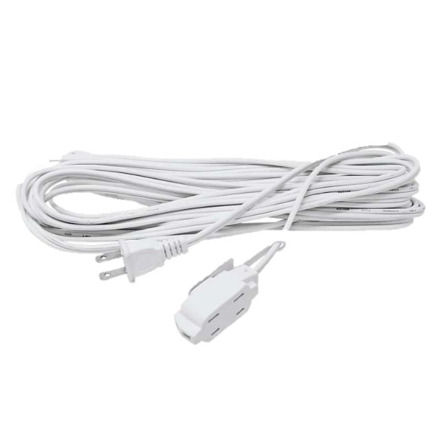 Cable de Extension Eléctrica 4M Blanca