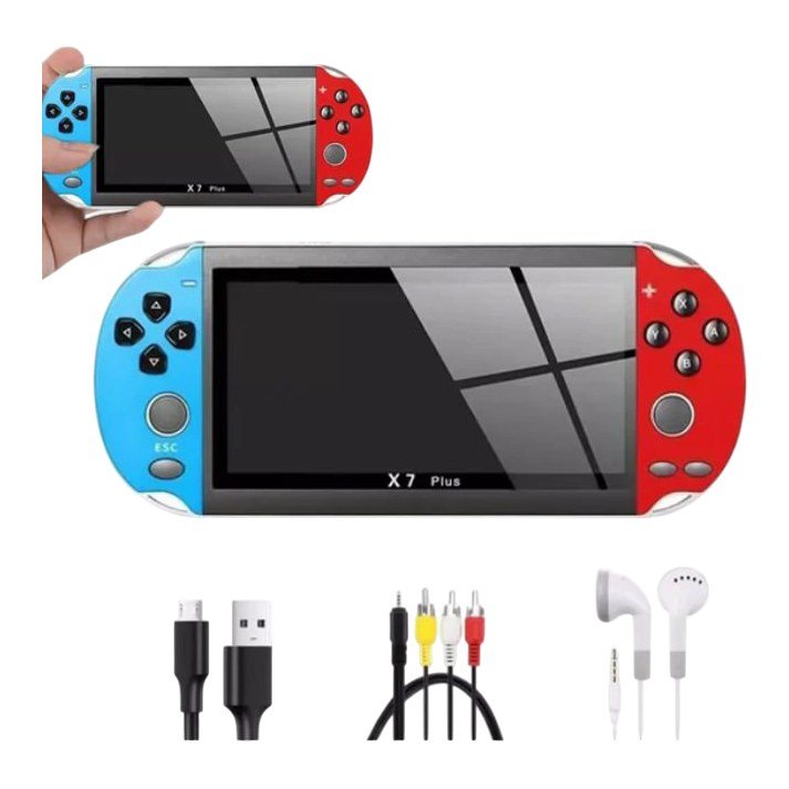 Consola Portátil X7 Plus HD 8 GB