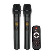 Corneta Bluetooth 2X10" 25W ZQS10208 Bateria 6000 Mah con Microfono - foto 2