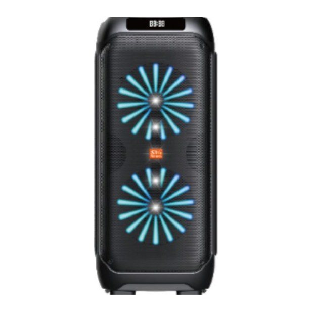 Corneta Bluetooth 2X10" 25WX2 ZQS10223 Bateria 6000 Mah con Microfono