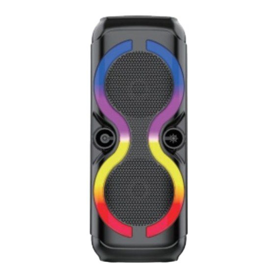 Corneta Bluetooth 2X8" 20WX2 ZQS8230W Bateria 4500 Mah con Microfono