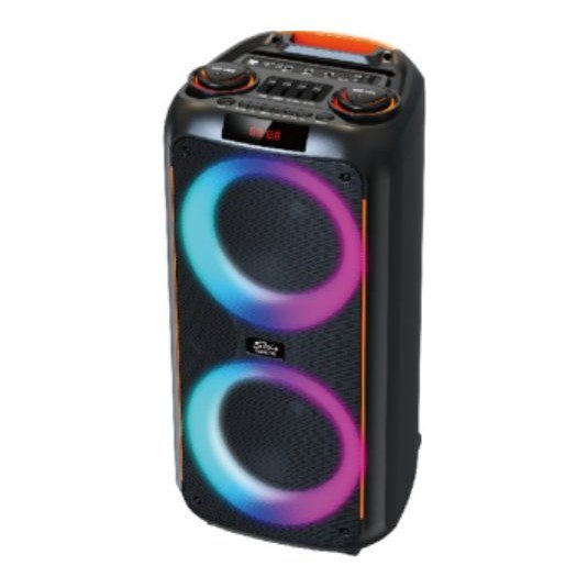 Corneta Bluetooth 2X8" 50WX2 ZQS8263 Bateria 6000 Mah con Microfono